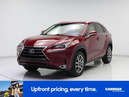 Red 2016 Lexus NX 200t