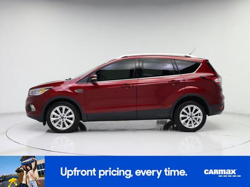 Red 2017 Ford Escape Titanium