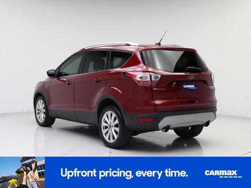 Red 2017 Ford Escape Titanium