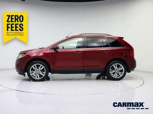 Red 2014 Ford Edge Limited