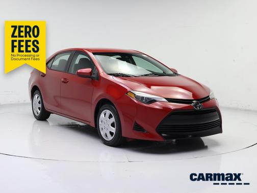 Red 2019 Toyota Corolla LE