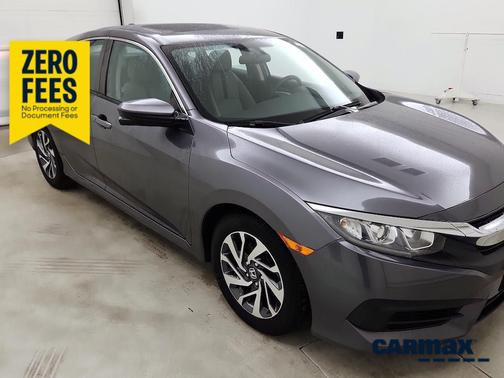 Gray 2018 Honda Civic EX