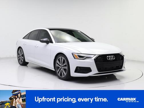 White 2021 Audi A6 Premium Plus