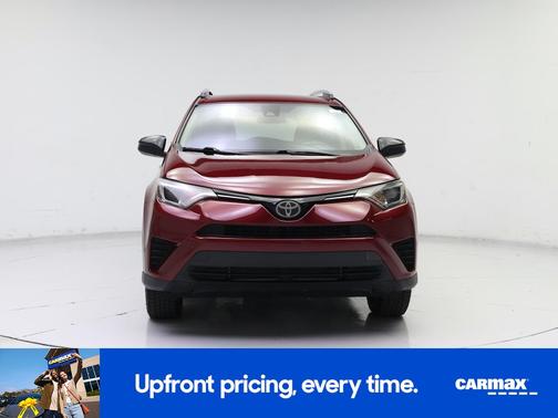 Red 2018 Toyota RAV4 LE