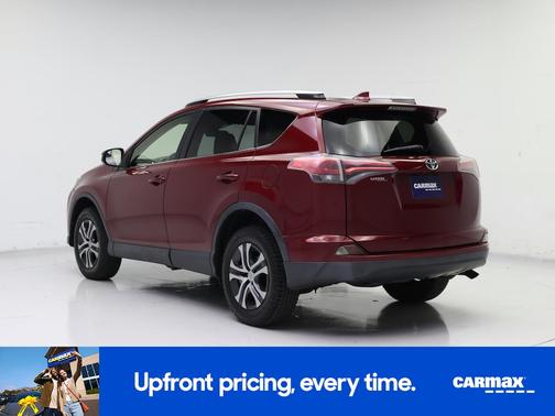 Red 2018 Toyota RAV4 LE