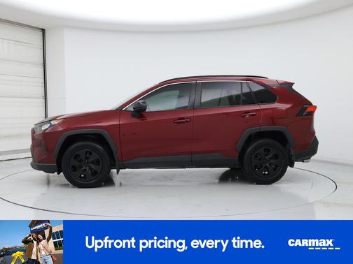 Red 2020 Toyota RAV4 LE