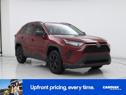 Red 2020 Toyota RAV4 LE