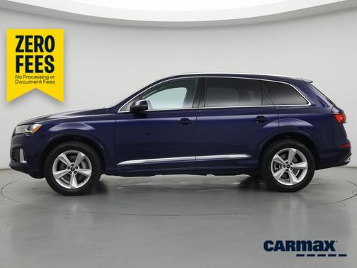 Blue 2022 Audi Q7 Premium Plus
