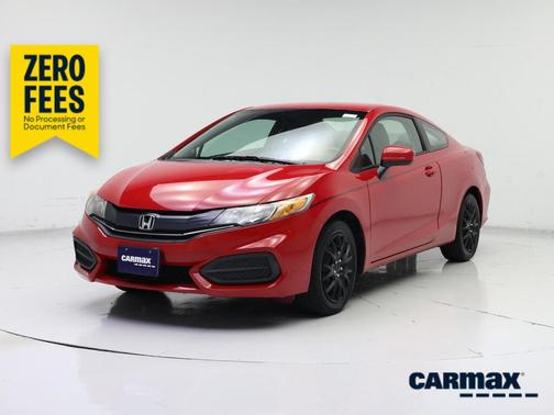 Red 2014 Honda Civic LX