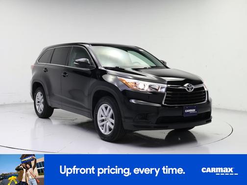 Black 2015 Toyota Highlander LE