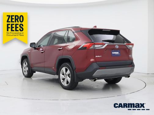 Red 2021 Toyota RAV4 Hybrid Limited