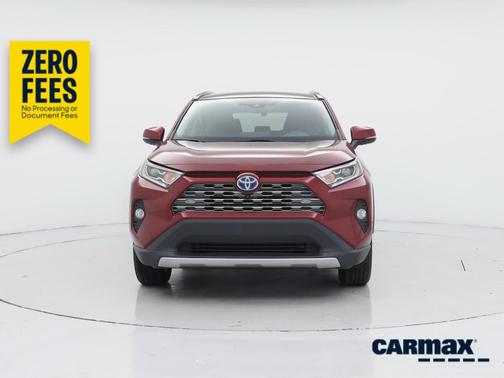 Red 2021 Toyota RAV4 Hybrid Limited