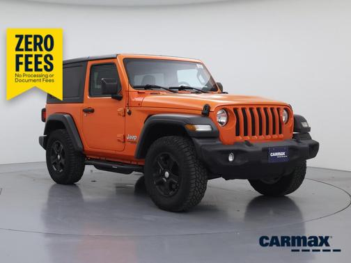 Orange 2020 Jeep Wrangler Sport S
