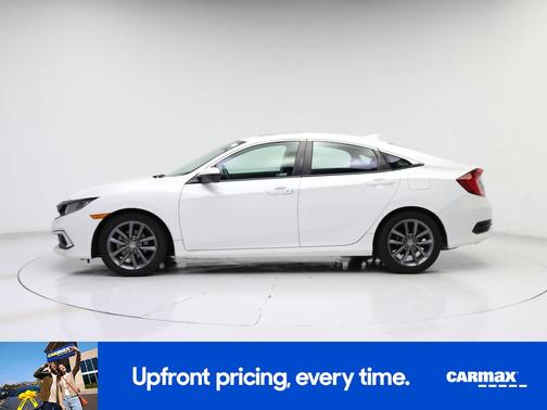White 2020 Honda Civic EX-L