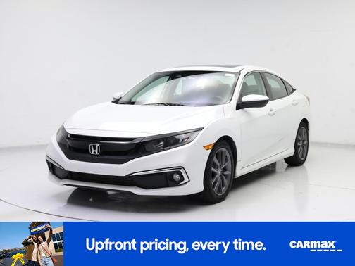 White 2020 Honda Civic EX-L