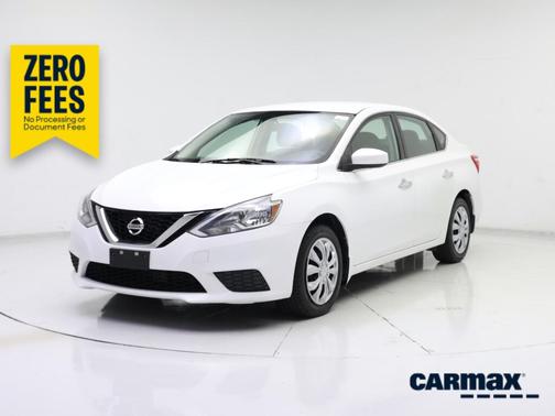 White 2017 Nissan Sentra SV
