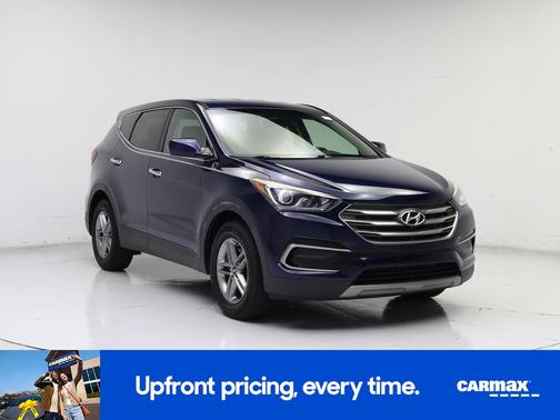 Blue 2017 Hyundai Santa Fe Sport