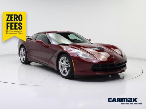 Burgundy 2017 Chevrolet Corvette Stingray