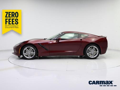 Burgundy 2017 Chevrolet Corvette Stingray