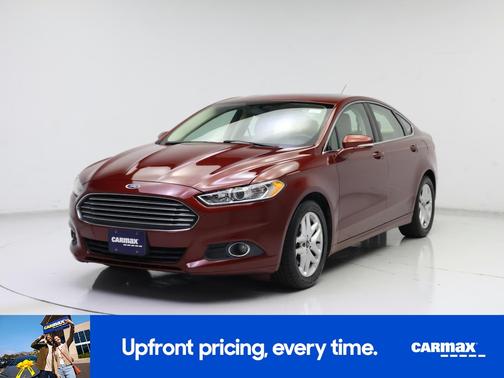 Orange 2014 Ford Fusion SE