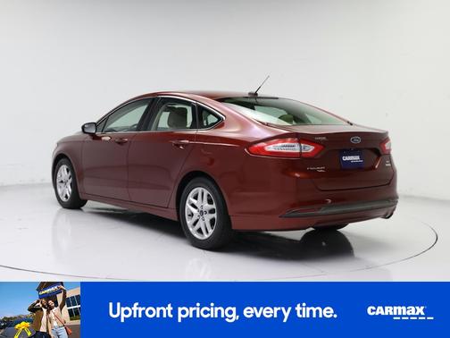 Orange 2014 Ford Fusion SE