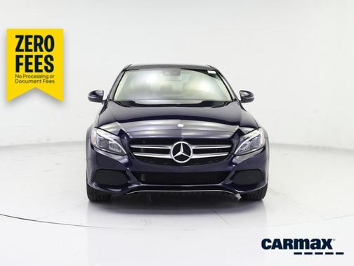 Blue 2016 Mercedes-Benz C-Class