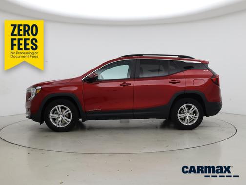 Red 2022 GMC Terrain SLE