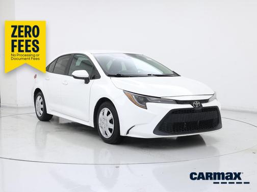 White 2021 Toyota Corolla LE