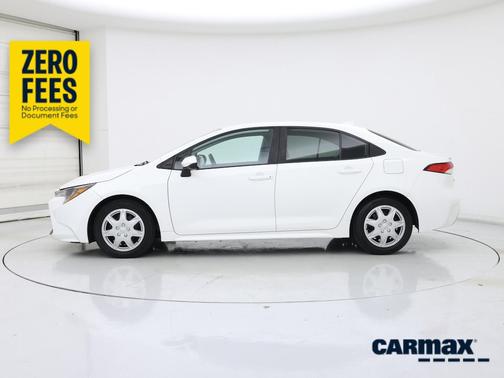 White 2021 Toyota Corolla LE
