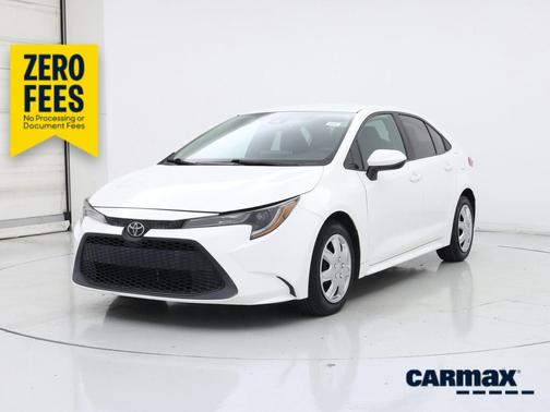 White 2021 Toyota Corolla LE
