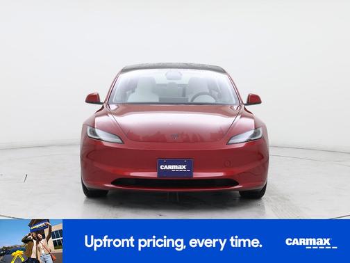 Burgundy 2024 Tesla Model 3 Long Range