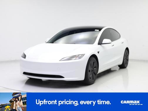 White 2025 Tesla Model 3 Long Range