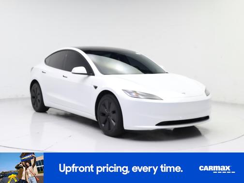White 2025 Tesla Model 3 Long Range