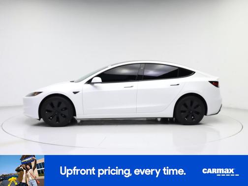 White 2025 Tesla Model 3 Long Range