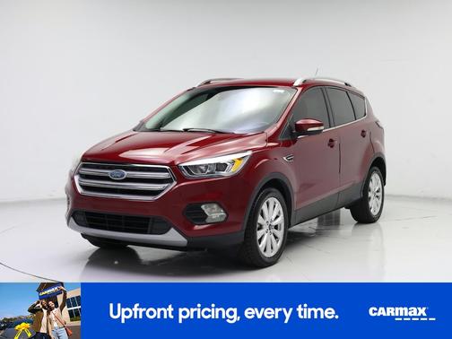 Red 2017 Ford Escape Titanium