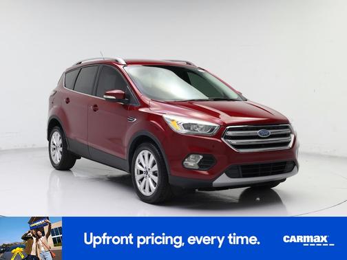 Red 2017 Ford Escape Titanium