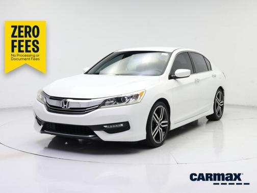 White 2017 Honda Accord Sport