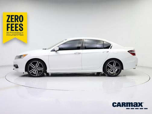 White 2017 Honda Accord Sport
