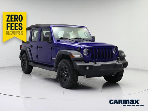 Blue 2019 Jeep Wrangler Unlimited Sport