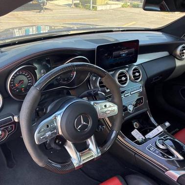 Blue 2019 Mercedes-Benz AMG C 63 S