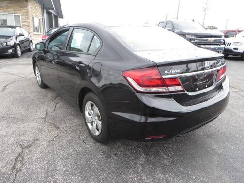 Black 2013 Honda Civic LX