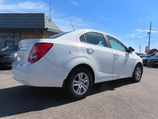 White 2015 Chevrolet Sonic LT