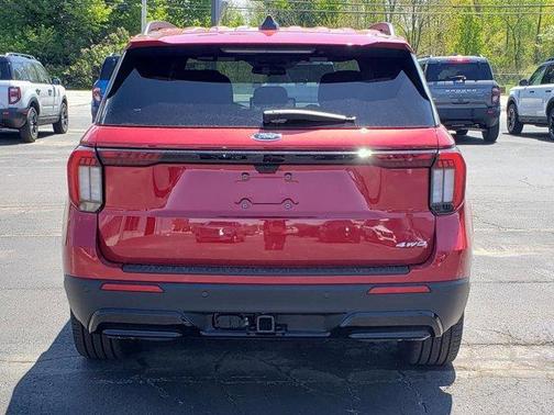 Rapid Red Metallic Tinted Clearcoat 2026 Ford Explorer ST-Line