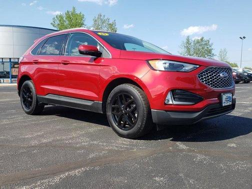 Red Metallic 2024 Ford Edge SEL