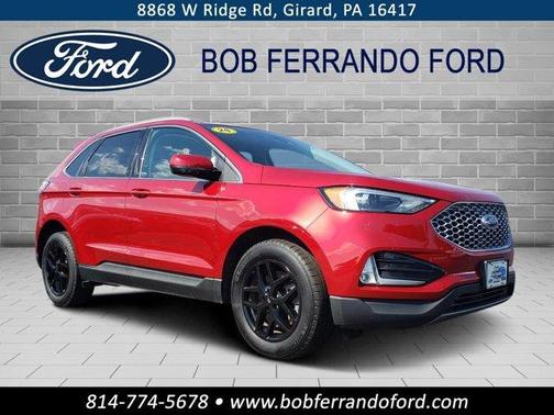 Red Metallic 2024 Ford Edge SEL