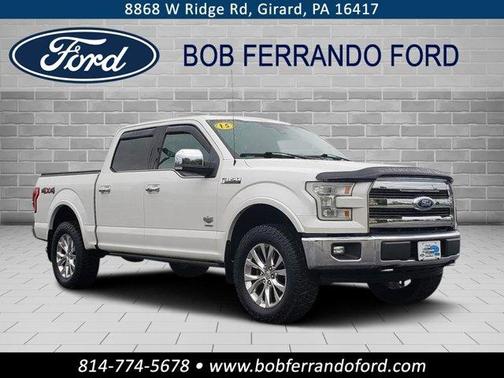 White Platinum 2015 Ford F-150
