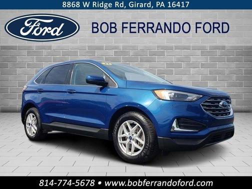 Atlas Blue 2022 Ford Edge SEL