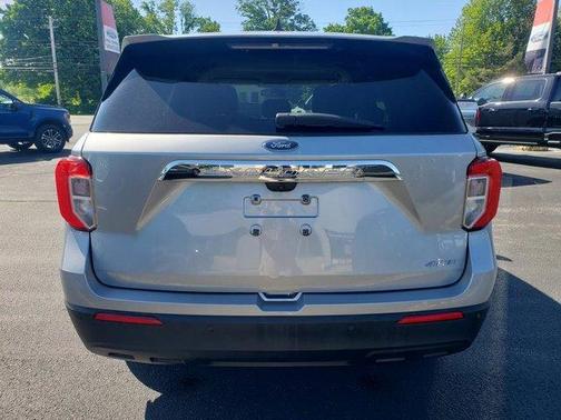 Iconic Silver 2022 Ford Explorer Base