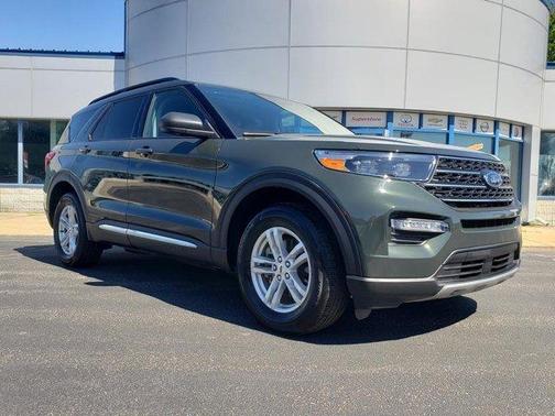 Green 2023 Ford Explorer XLT