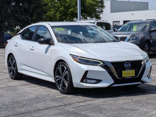 Aspen White 2023 Nissan Sentra SR